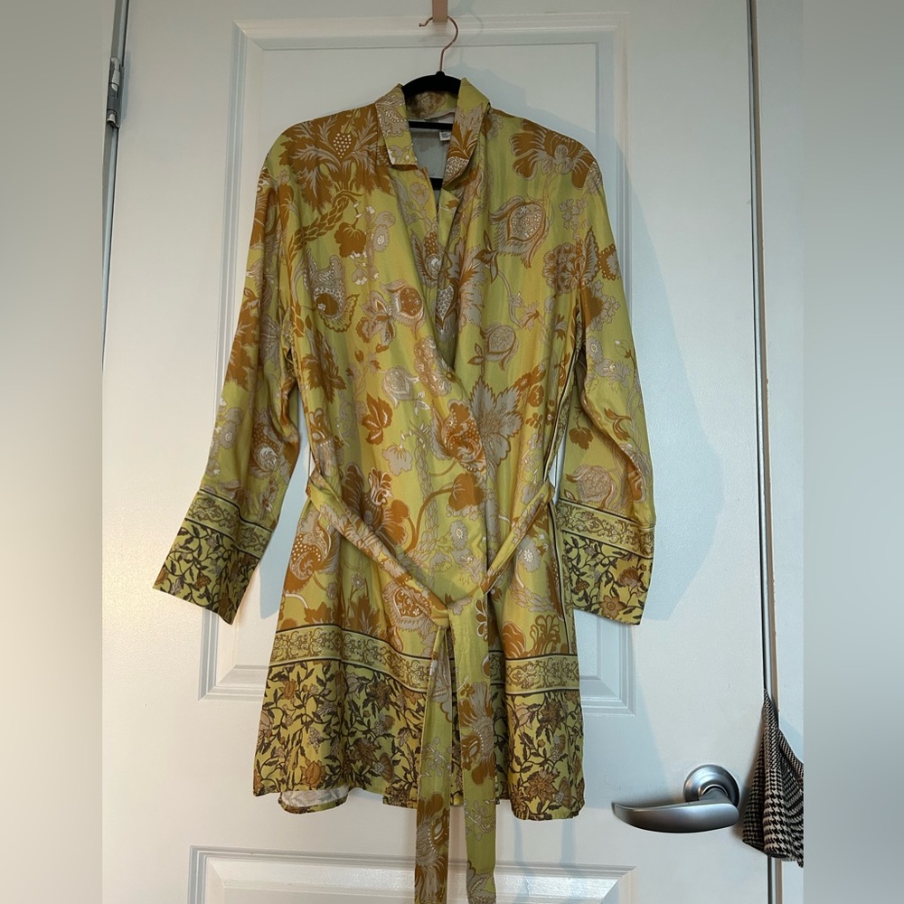 H&M kimono style blazer with tie